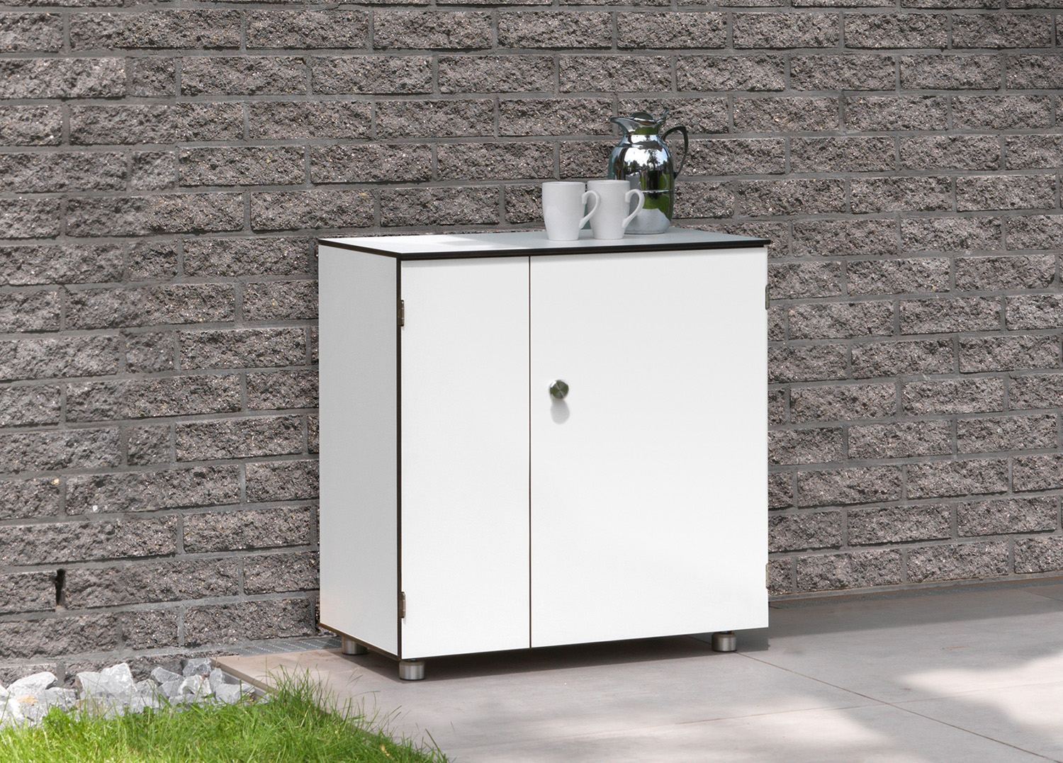 Design Terrassen-Sideboard Organizer S Flat von CITYGARTEN