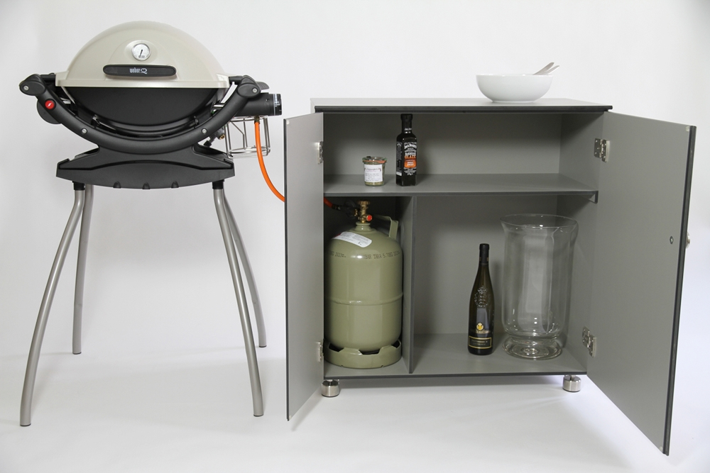 Design Grill Cabinet Organizer S Barbecue for hiding gas containers