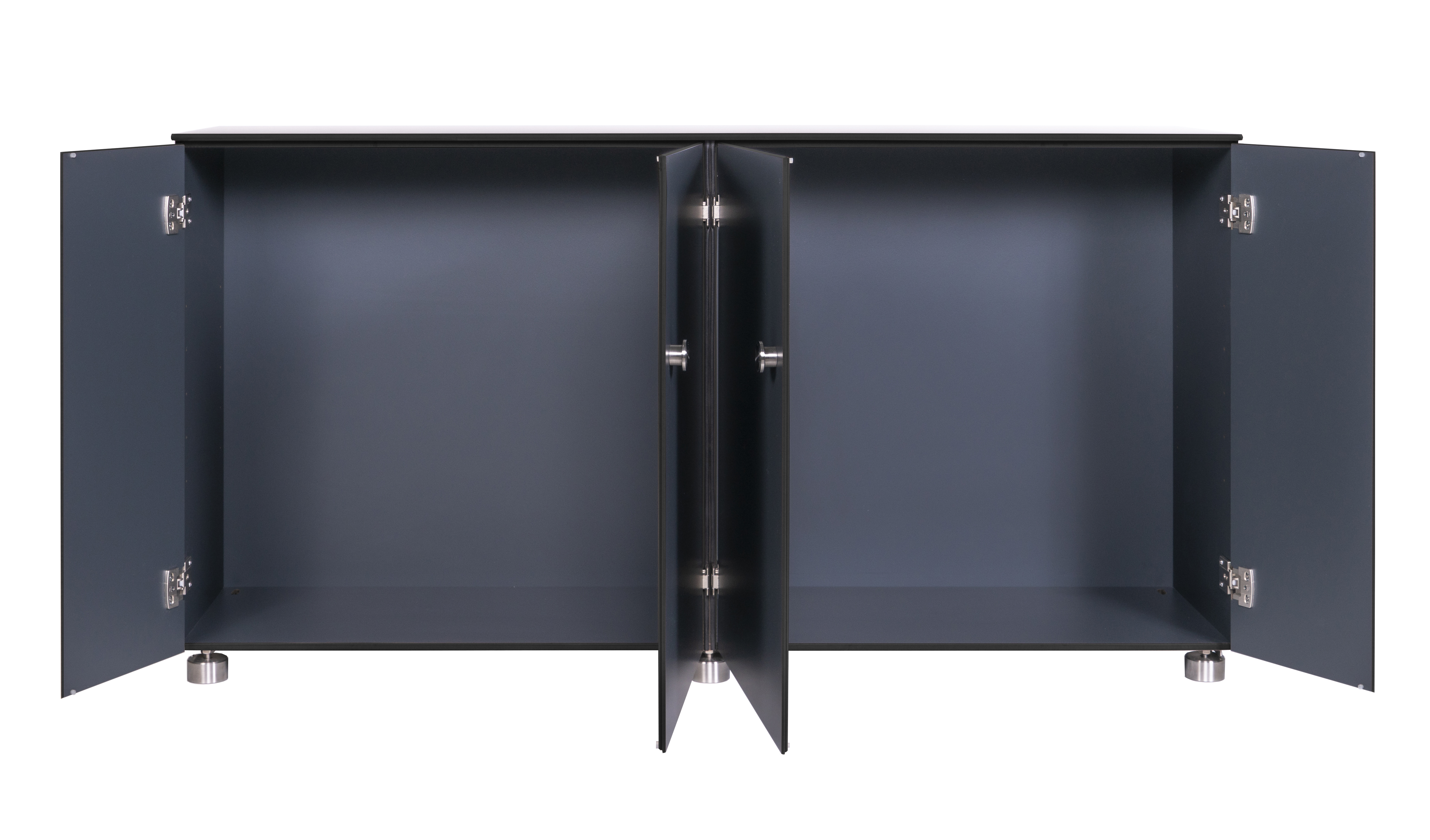 Gartensideboard Anthrazit von CITYGARTEN S-Wide offen