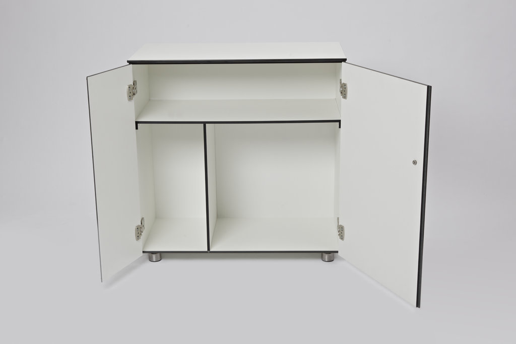 Für kleine Balkone: Gartenschrank Organizer S Flat von CITYGARTEN